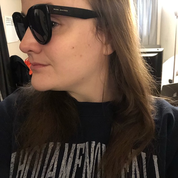 Marc Jacobs Black Cat Eye Sunglasses - Picture 7 of 7